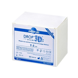 DROP 3D Boys & Girls Kinderpflaster Klinikverpackung mit Verpackungseinheit 50