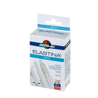 Packaging of Elastina tubular net dressing for fingers and toes