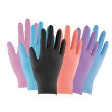 Gants en nitrile Image du produit en différentes teintes