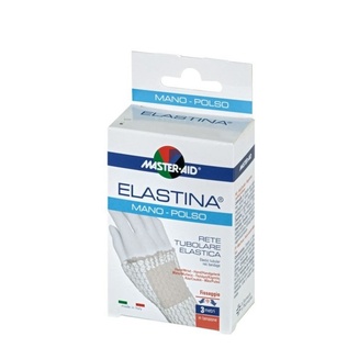 Packaging of Elastina tubular net dressing for hands and wrists