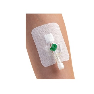 Steriblock Veno - cannula plaster - used on arm