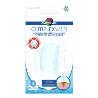 Envase del producto apósitos para la ducha resistentes al agua CUTIFLEX MED