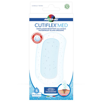 Envase del producto apósitos para la ducha resistentes al agua CUTIFLEX MED