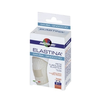 Packaging of Elastina tubular net dressing for legs and knees