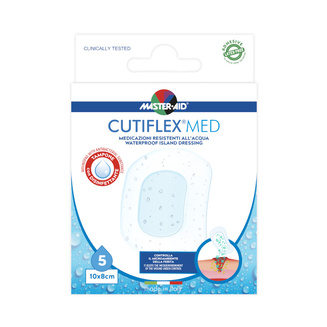 Product packaging for waterproof CUTIFLEX MED shower plasters