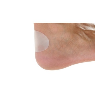 Walker blister plaster used on heel
