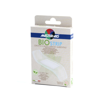 Pack of the eco-friendly BIO STRIP wound plasters in the Grande version