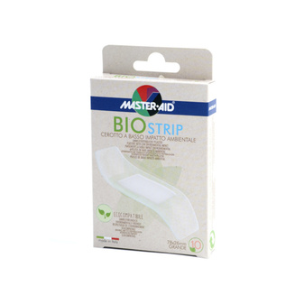 Envase de los apósitos respetuosos con el medio ambiente BIO STRIP en la variante de Grande