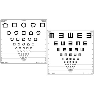 Image of EYESFIRST® LEA™ symbols/tumbling E wallchart