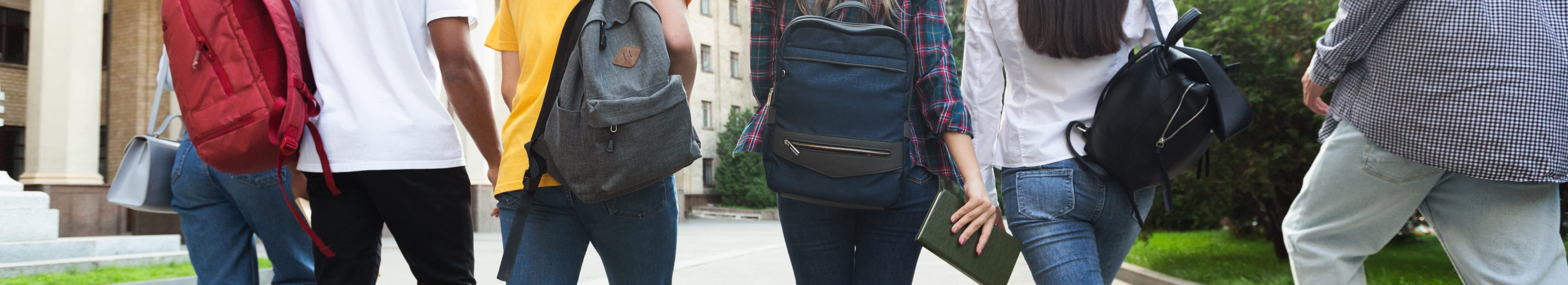 Header graphic: schoolchildren