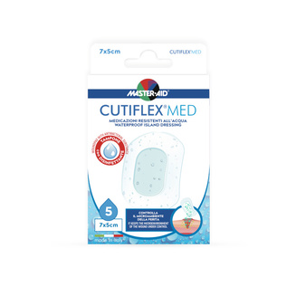 Envase del producto apósitos para la ducha resistentes al agua CUTIFLEX MED