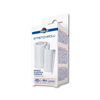 White Stretchroll bandage, packaging
