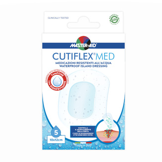 Product packaging for waterproof CUTIFLEX MED shower plasters