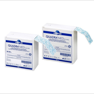 Quadra Med Round and Square packaging