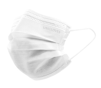 Product photo: Mask for single use in white colour