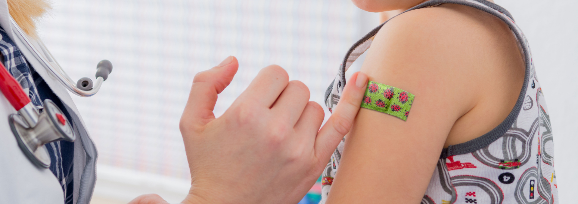Slider INJECTION color - brightly coloured injection plasters for children