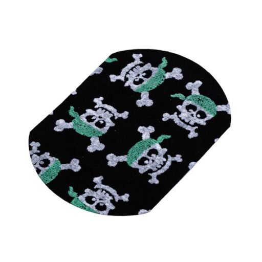 Kinderpflaster Drop 3D Boys schwarz mit Totenköpfen