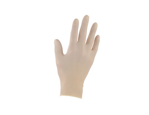 Abbildung, weißer Untersuchungshandschuh aus Latex