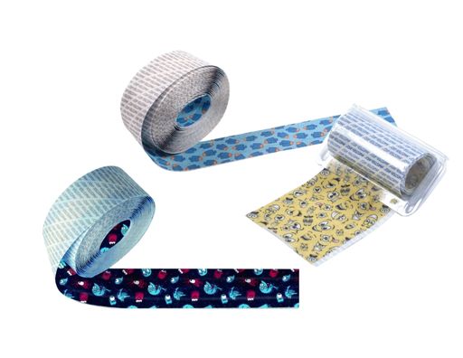 Produktabbildungen Maxi color mit Fischen und Monstern und Maxi Smile mit Emoji-Motiv