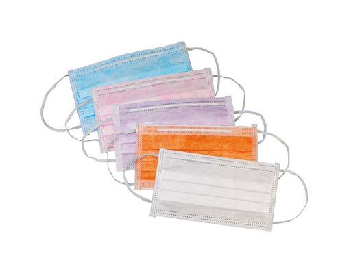 Einmalmundschutz in verschiedenen Farben Abbildung