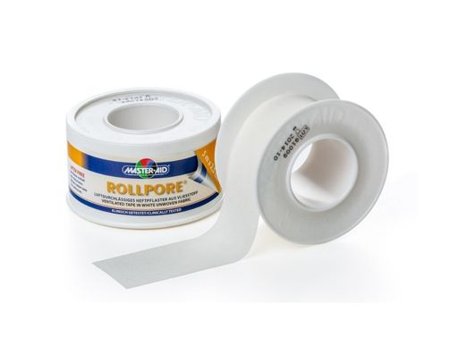 Rollpore Spulenpflaster mit Schnappring Produktbild
